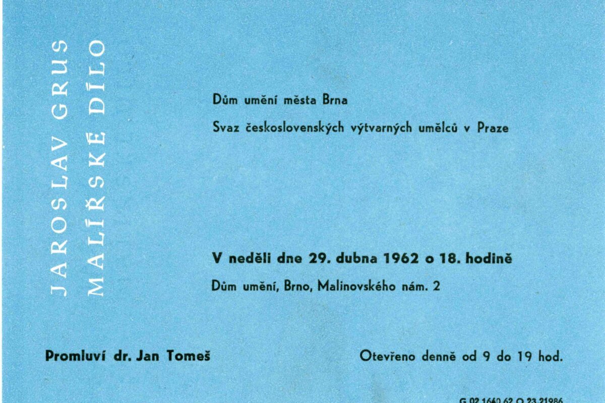 Jaroslav Grus, malířské dílo